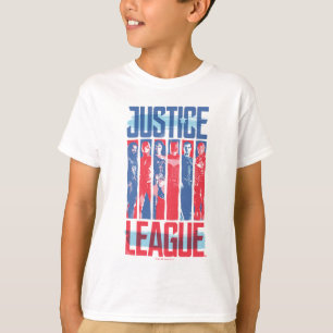 Justizielle Liga   Pop der Blue & Red Group Art T-Shirt