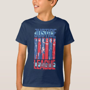 Justizielle Liga   Pop der Blue & Red Group Art T-Shirt