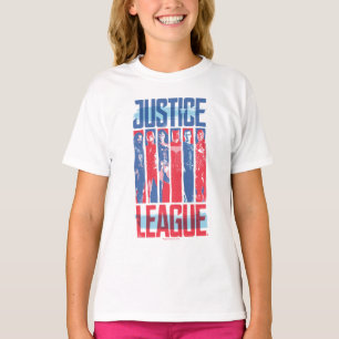 Justizielle Liga   Pop der Blue & Red Group Art T-Shirt