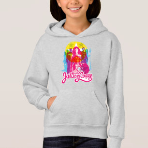Justizielle Liga   Retro Group & Logo Pop Art Hoodie