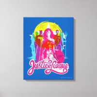 Justizielle Liga | Retro Group & Logo Pop Art