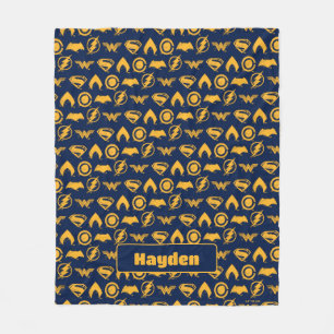 Justizielle Liga   Stylisierte Teamsymbole Lineup Fleecedecke