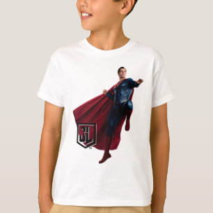 Justizielle Liga   Superman auf Schlachtfeld T-Shirt