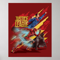 Justizielle Liga | Superman, Flash & Batman Abzeic