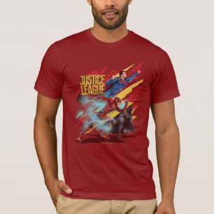 Justizielle Liga   Superman, Flash & Batman Abzeic T-Shirt