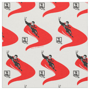 Justizielle Liga   Superman Flying Noir Pop Art Stoff