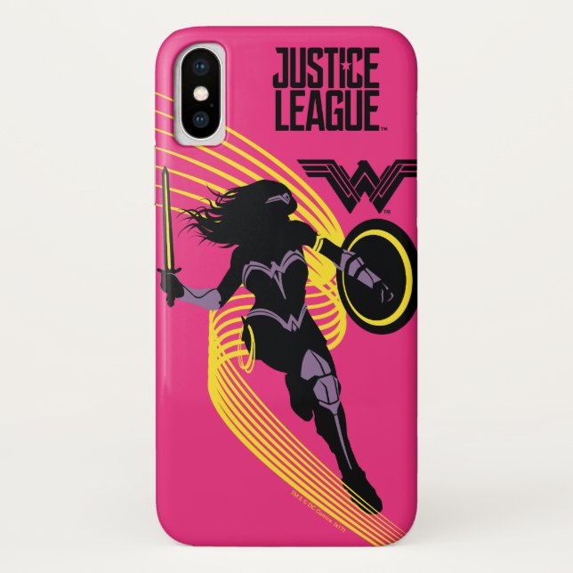 Justizielle Liga | Symbol "Wonder Woman Silhouette Case-Mate iPhone Hülle (Rückseite)