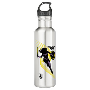 Justizielle Liga   Symbol "Wonder Woman Silhouette Edelstahlflasche