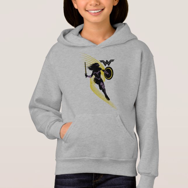 Justizielle Liga | Symbol "Wonder Woman Silhouette Hoodie (Vorderseite)