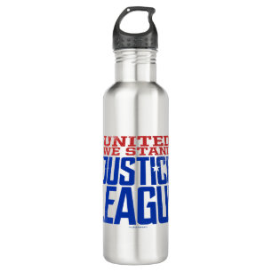 Justizielle Liga   United We Stand Graphic Edelstahlflasche