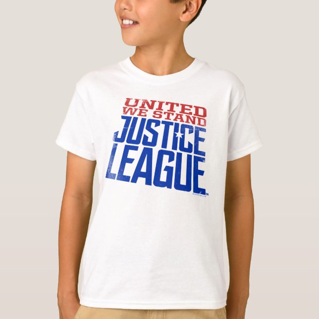 Justizielle Liga | United We Stand Graphic T-Shirt (Vorderseite)