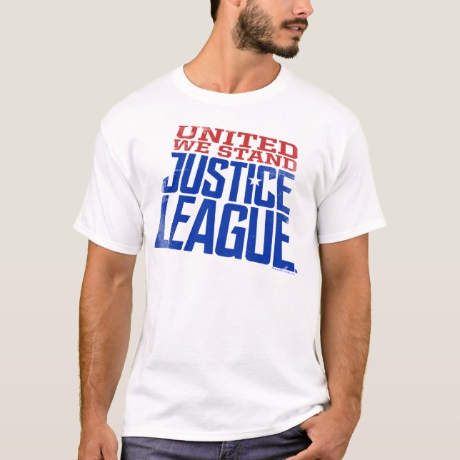 Justizielle Liga | United We Stand Graphic T-Shirt (Vorderseite)
