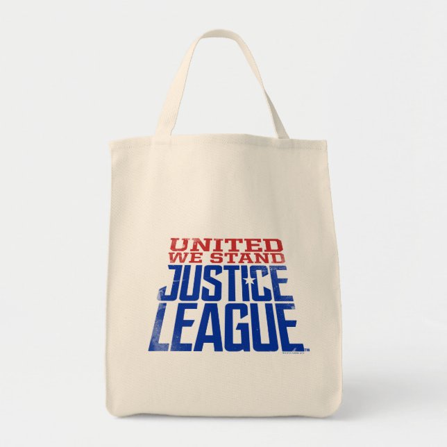 Justizielle Liga | United We Stand Graphic Tragetasche (Vorne)