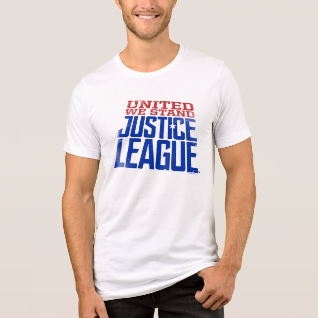 Justizielle Liga | United We Stand Graphic Tri-Blend Shirt (Vorderseite)