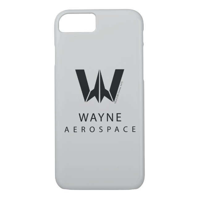 Justizielle Liga | Wayne Aerospace Logo Case-Mate iPhone Hülle (Rückseite)
