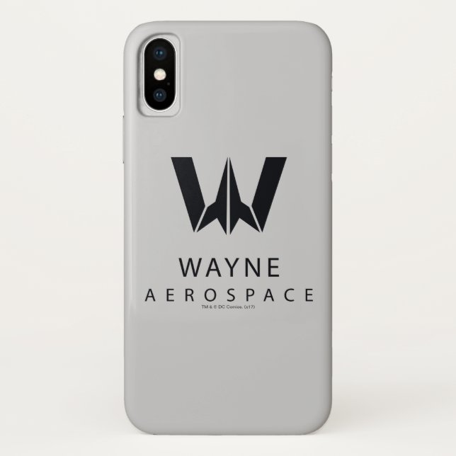 Justizielle Liga | Wayne Aerospace Logo Case-Mate iPhone Hülle (Rückseite)