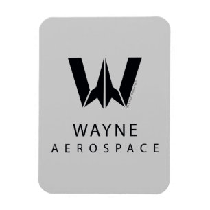 Justizielle Liga   Wayne Aerospace Logo Magnet