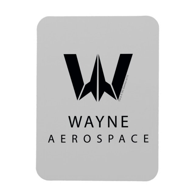 Justizielle Liga | Wayne Aerospace Logo Magnet (Vertikal)