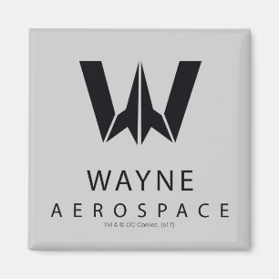Justizielle Liga   Wayne Aerospace Logo Magnet