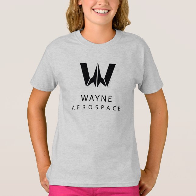 Justizielle Liga | Wayne Aerospace Logo T-Shirt (Vorderseite)