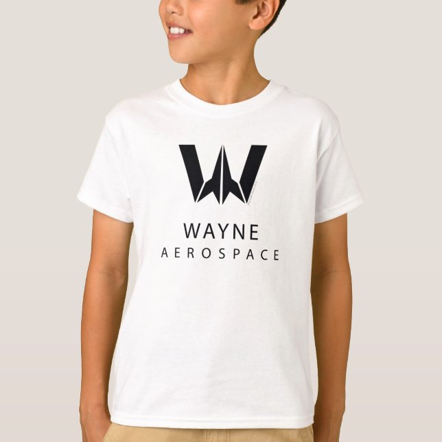 Justizielle Liga | Wayne Aerospace Logo T-Shirt (Vorderseite)