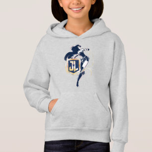 Justizielle Liga   Wonder Woman & JL Icon Pop Art Hoodie