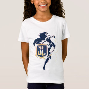 Justizielle Liga   Wonder Woman & JL Icon Pop Art T-Shirt