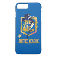 Justizielle Liga | Wonder Woman JL Logo Pop Art