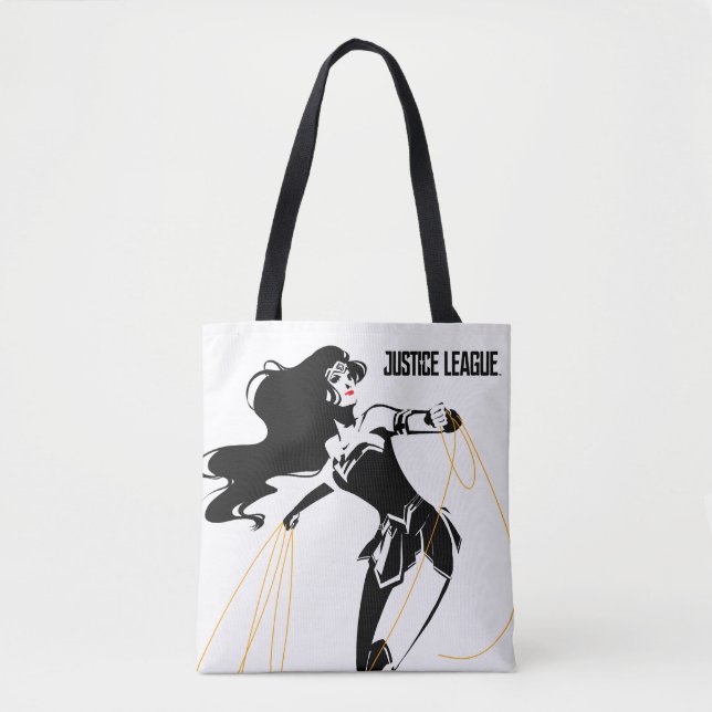 Justizielle Liga | Wonder Woman mit Lasso Pop Art (Vorderseite)