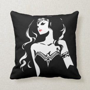 Justizielle Liga Wonder Woman Noir Pop Art Kissen