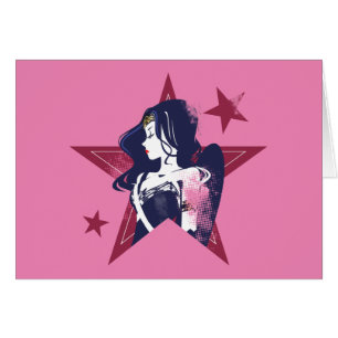 Justizielle Liga Wonder Woman & Stars Pop Kunst