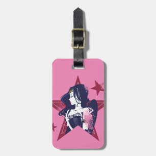 Justizielle Liga   Wonder Woman & Stars Pop Kunst  Gepäckanhänger