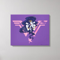 Justizielle Liga | Wonder Woman & Symbol Pop Art