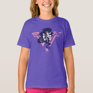 Justizielle Liga Wonder Woman & Symbol Pop Art T-Shirt