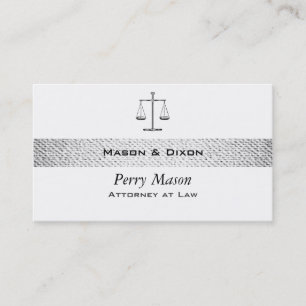 Justizielle Skala mit QR-Codes Visitenkarte