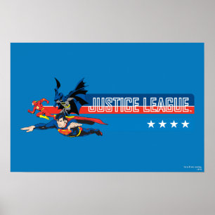 Justizielle US Flagge Poster