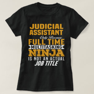 Justizieller Assistent T-Shirt