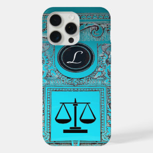 JUSTIZKANZLEI, ANWALT Monogramm blau iPhone 15 Pro Max Hülle