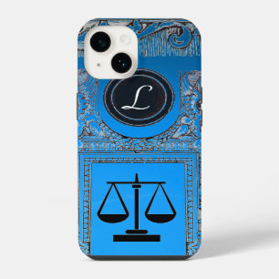 JUSTIZKANZLEI, ANWALT Monogramm blau iPhone Hülle