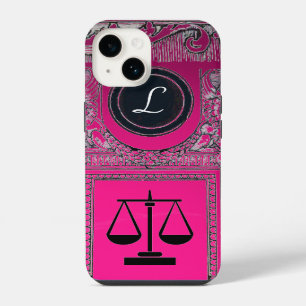 JUSTIZKANZLEI, ANWALT Monogramm Pink iPhone Hülle