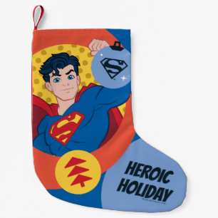 Justizliga Supermann Holiday Baule Kleiner Weihnachtsstrumpf