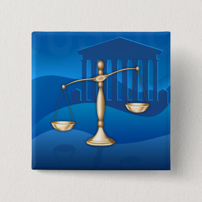 Justizwesen Button (Vorderseite)