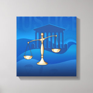 Justizwesen Leinwanddruck