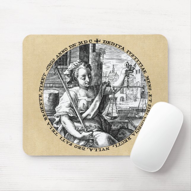 Justizwesen Mousepad (Mit Mouse)