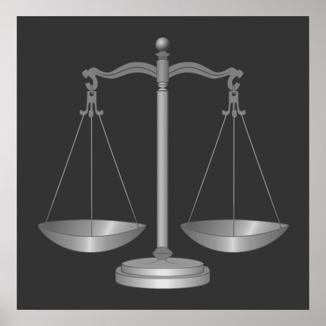 Justizwesen Poster (Vorne)