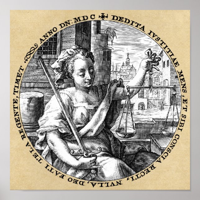 Justizwesen Poster (Vorne)