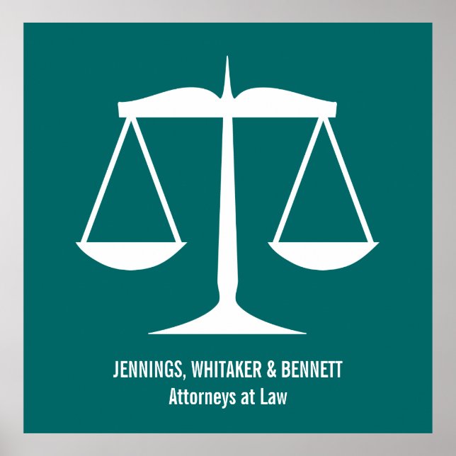 Justizwesen Poster (Vorne)