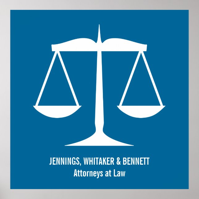 Justizwesen Poster (Vorne)