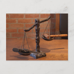 Justizwesen Postkarte