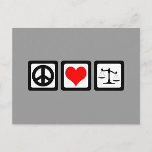 Justizwesen Postkarte